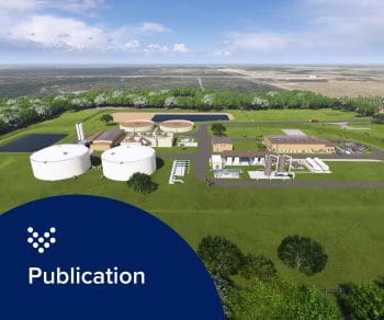 A rendering of the Southeast Water Production Facility in Lake Wales, Florida, designed by Carollo Engineers