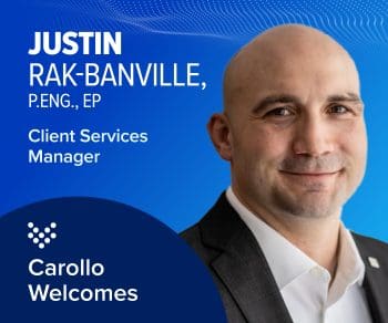 Teaser image for Carollo welcomes Justin Rak-Banville to our Vancouver office