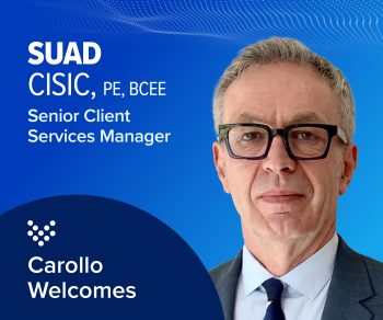 photo of Suad Cisic in an announcement of his hire at Carollo Engineers