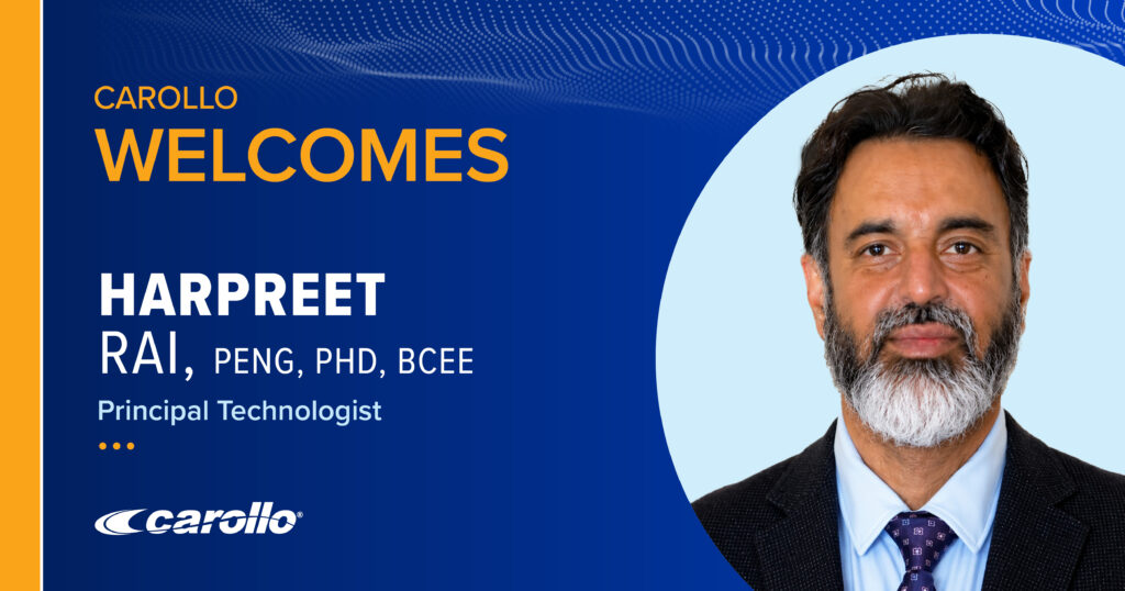Headshot of Harpreet Rai, wastewater expert and Carollo Engineers's new Principal Technologist.