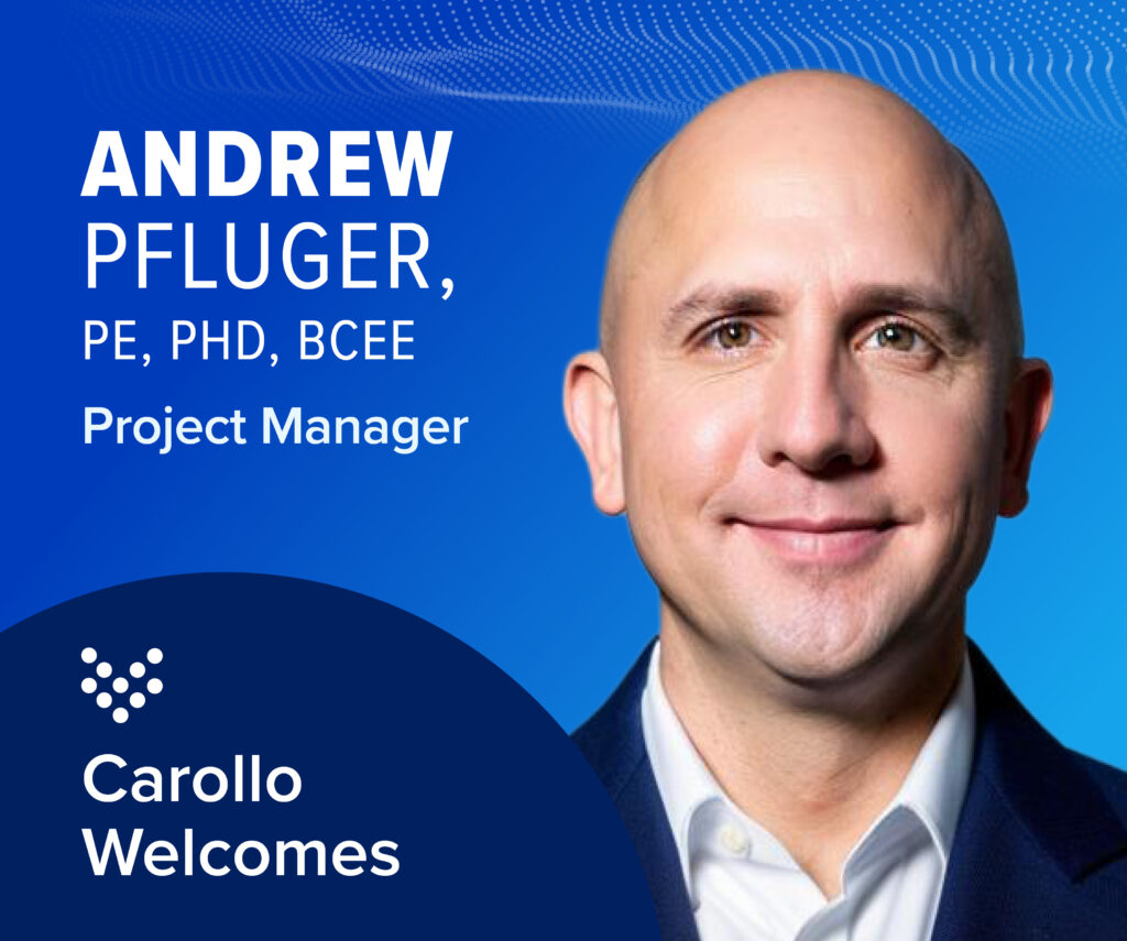 Carollo welcomes Andrew Pfluger as program manager Thumbnail Image